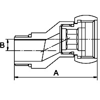 Купить ксцентрик с накидной гайкой хром п/суш    в Сургуте