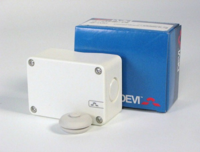 Датчик температуры наружного воздуха DEVI (70 х 50 х 35 мм) (140F1096) Датчик температуры наружного воздуха DEVI (70 х 50 х 35 мм) (140F1096)